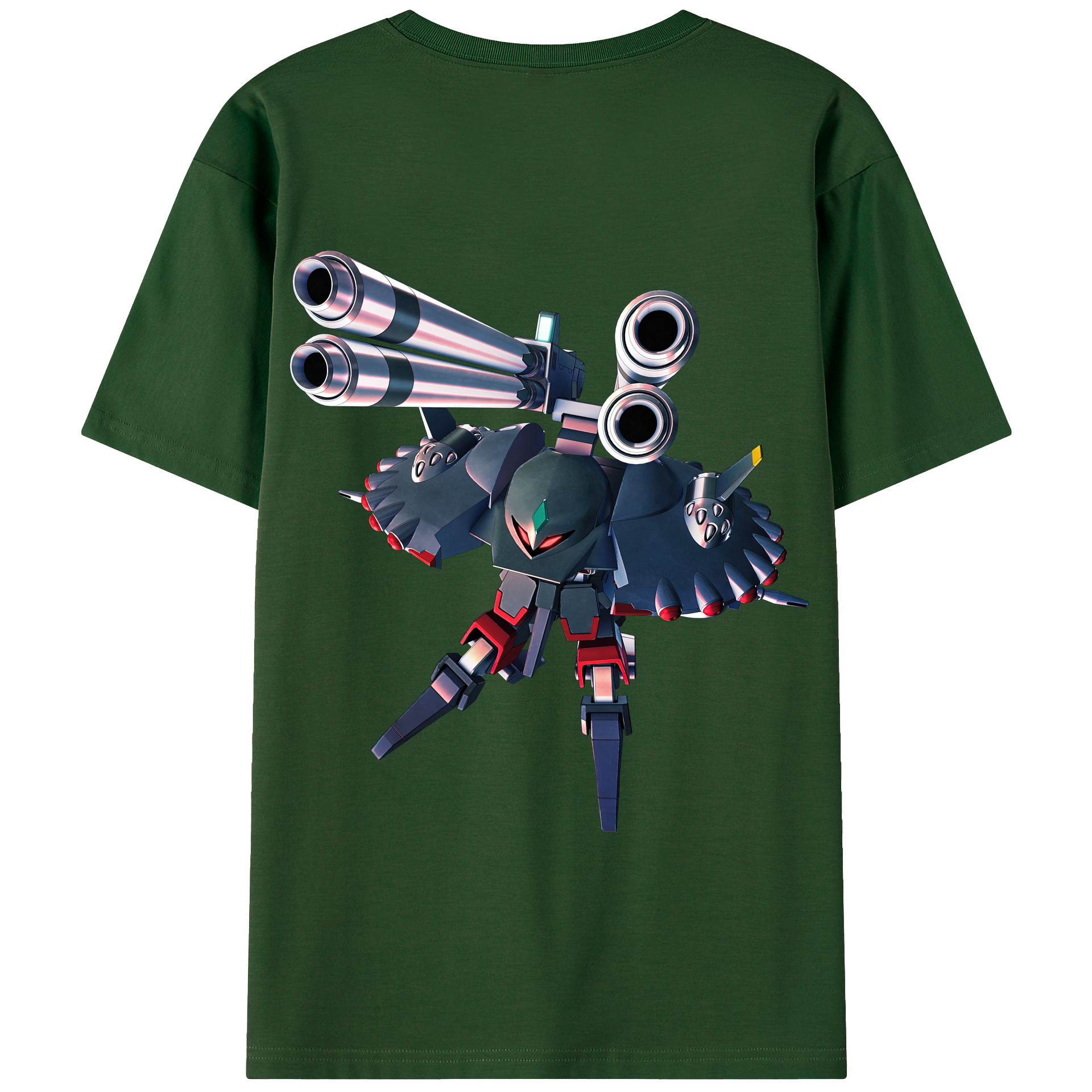 （画像用） 機動戦士ガンダム Mobile Suit Gundam 綿100％半袖Tシャツ（背面プリント）